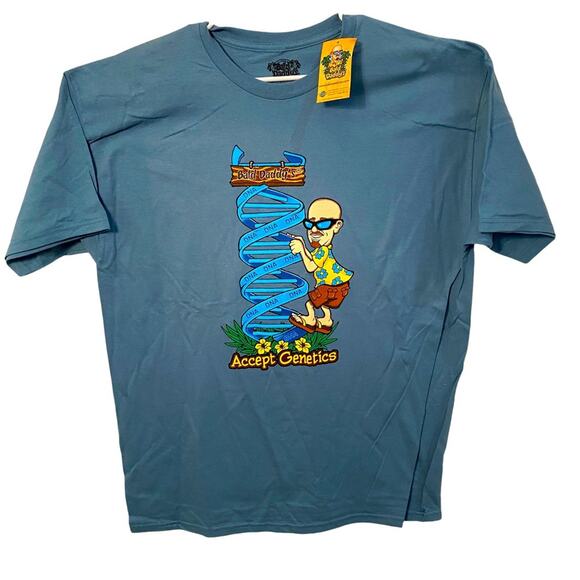 Fathers Day Funny tshirt Bald Daddy Mens novelty joke Accept Genetics XXL - Picture 2 of 6